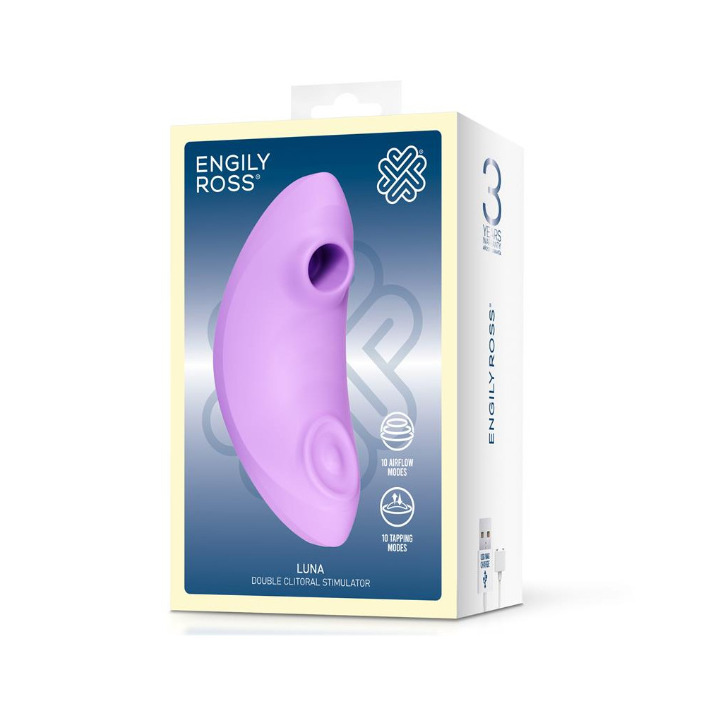 Luna Estimulador de Clítoris con Succión y Pulsación