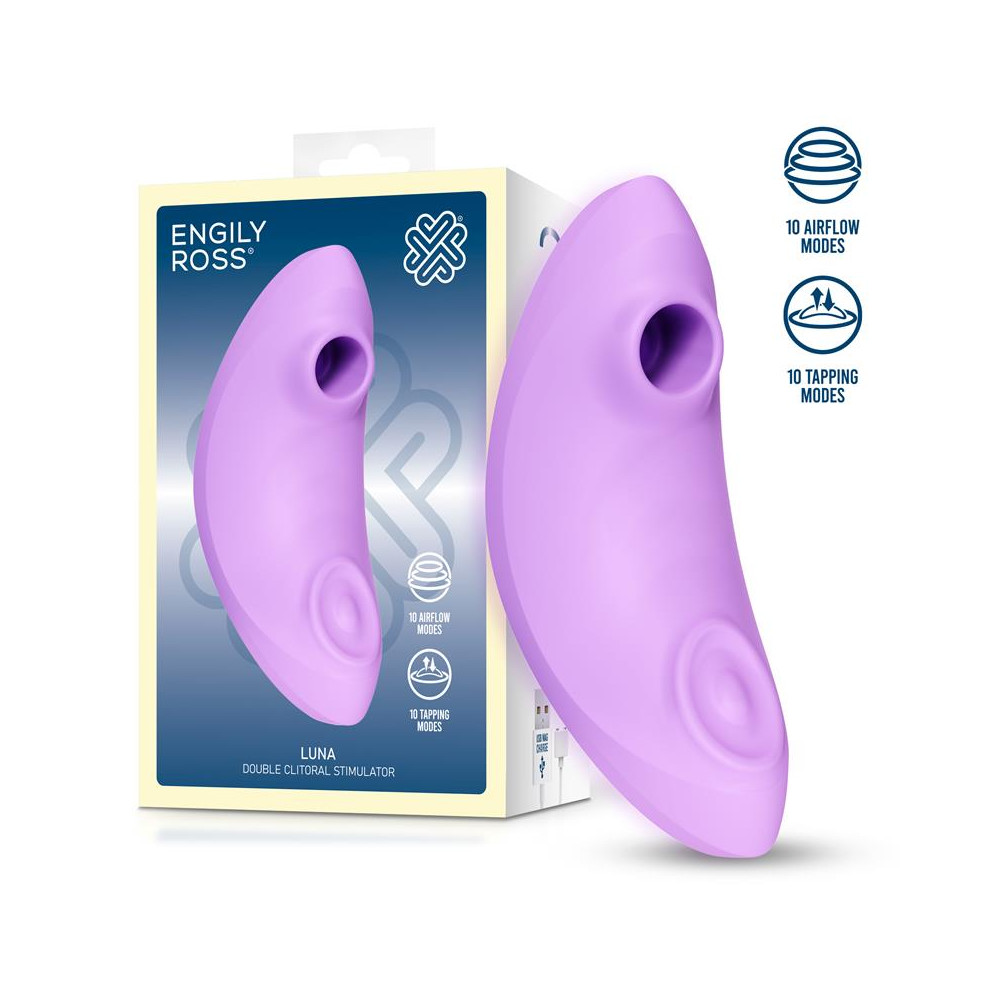 Luna Estimulador de Clítoris con Succión y Pulsación