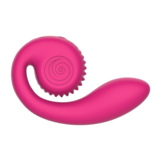 GIZI LITE VIBRADOR DUAL PUNTO G Y CLÍTORIS ROSA