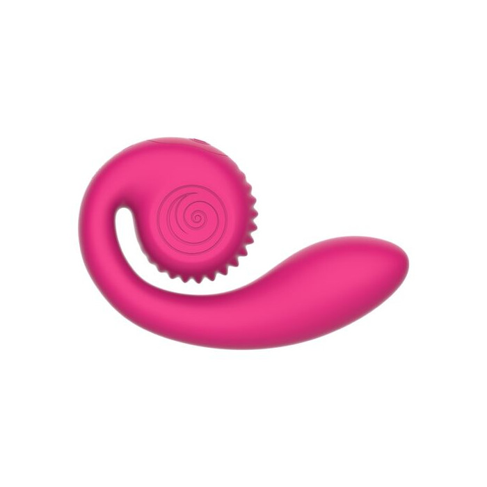 GIZI LITE VIBRADOR DUAL PUNTO G Y CLÍTORIS ROSA