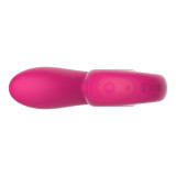 GIZI LITE VIBRADOR DUAL PUNTO G Y CLÍTORIS ROSA