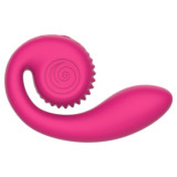 GIZI LITE VIBRADOR DUAL PUNTO G Y CLÍTORIS ROSA