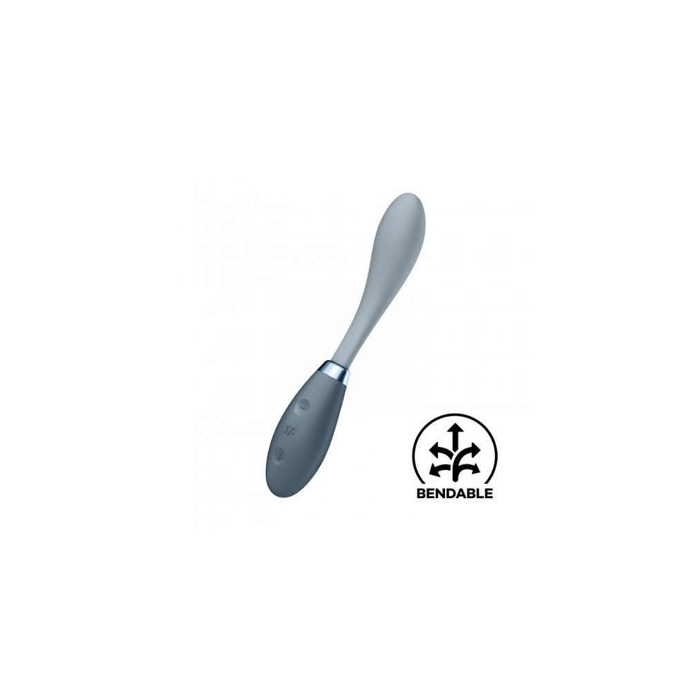 VIBRADOR G-SPOT FLEX 3 SATISFYER GRIS