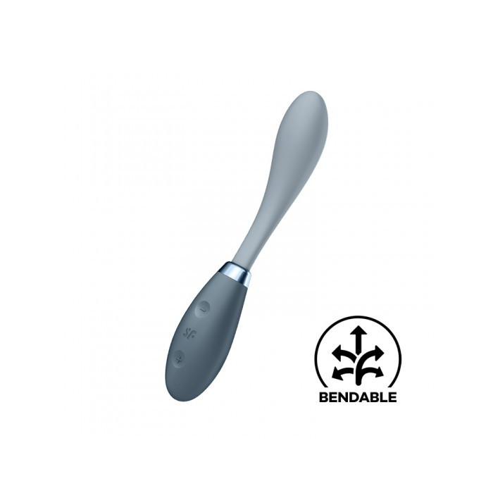 VIBRADOR G-SPOT FLEX 3 SATISFYER GRIS
