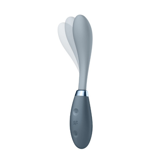 VIBRADOR G-SPOT FLEX 3 SATISFYER GRIS