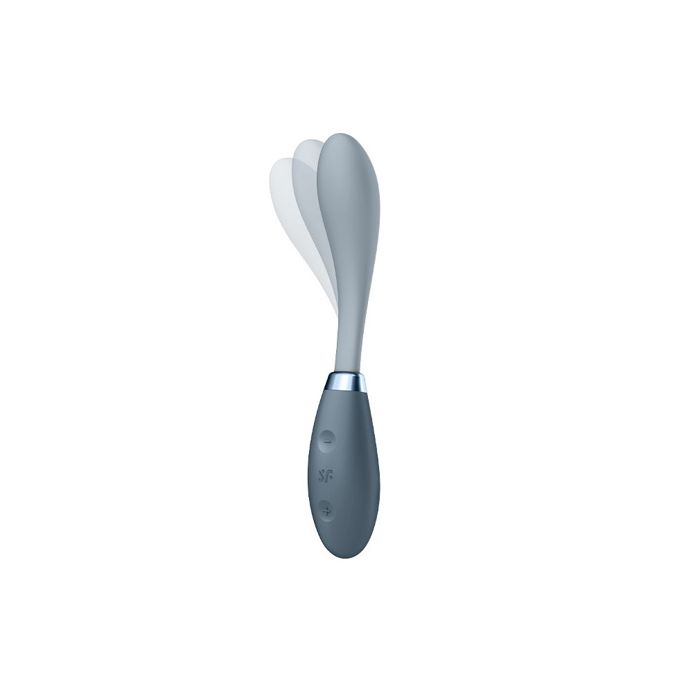 VIBRADOR G-SPOT FLEX 3 SATISFYER GRIS