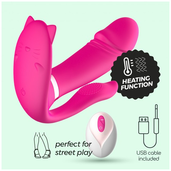 FRITZ ESTIMULADOR CON MANDO INALÁMBRICO ROSA