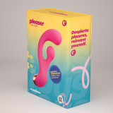  PLEASER VIBRADOR CON ESTIMULACIÓN GIRATORIA