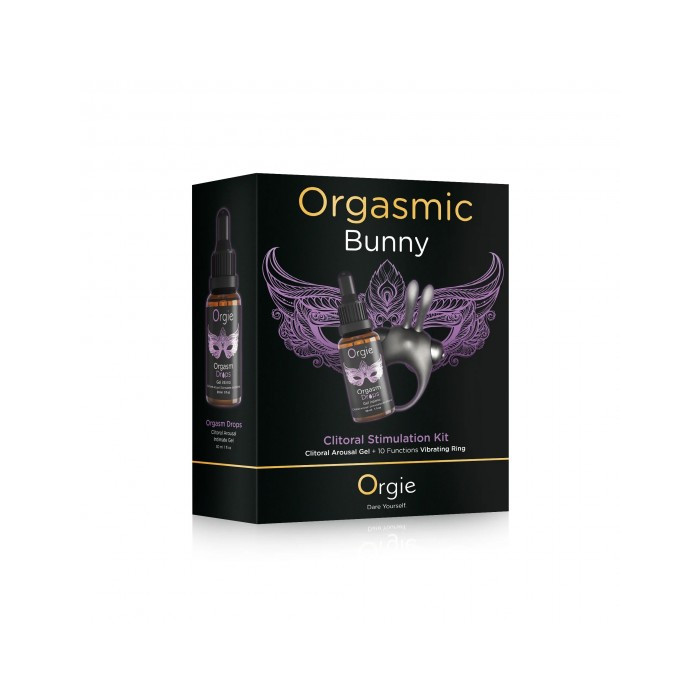 KIT DE ESTIMULACIÓN DEL CLÍTORIS ORGASMIC BUNNY ORGIE 30ML