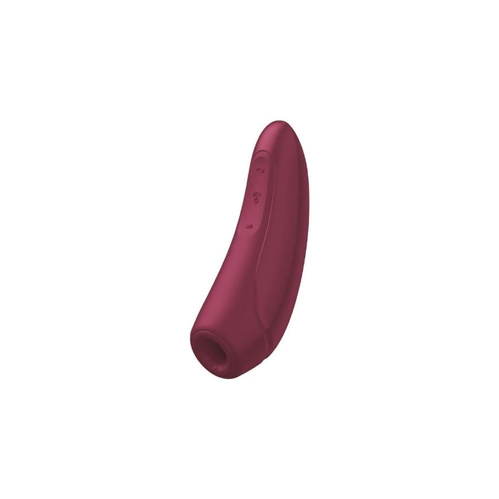 ESTIMULADOR CURVY 1+ CON APP SATISFYER ROJO ROSADO