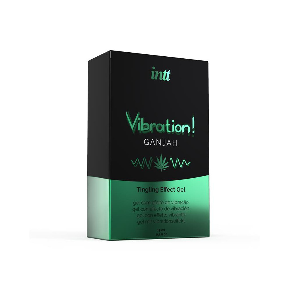 Gel Vibrador Efecto Calor Ganjah 15ml