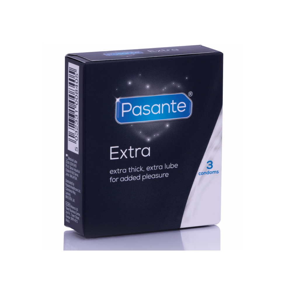 PASANTE - EXTRA PRESERVATIVO EXTRA GRUESOS 3 UNIDADES