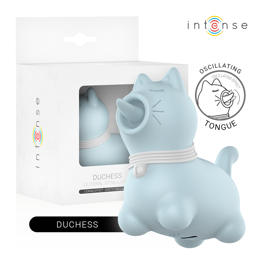 ESTIMULADOR PUPPY LENGUA ROTADORA 360º PARA CLÍTORIS AZUL