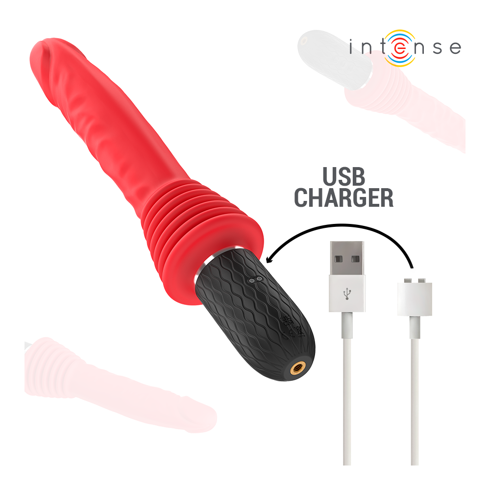 CYNTHIA VIBRADOR THRUSTING CONTROL REMOTO CON CALOR