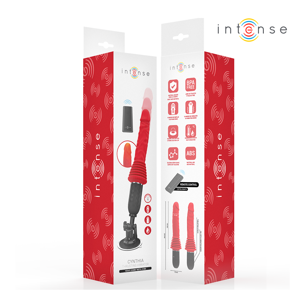 CYNTHIA VIBRADOR THRUSTING CONTROL REMOTO CON CALOR