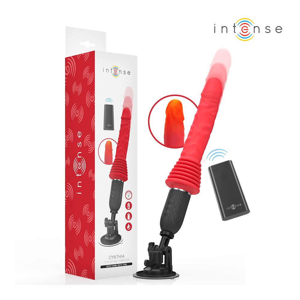 CYNTHIA VIBRADOR THRUSTING CONTROL REMOTO CON CALOR