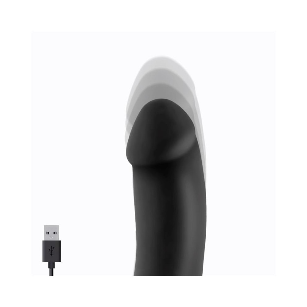 Angus Vibrador con Función de Movimiento Thrusting 2 Motores Silicona USB