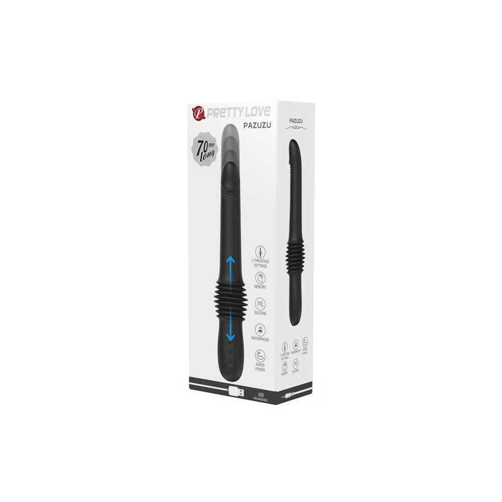 Pazuzu Vibrador con Thrusting USB Silicona