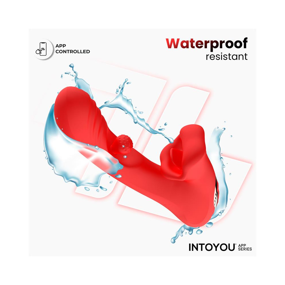 Franky Vibrador con Biting y Bola Rotativa con APP