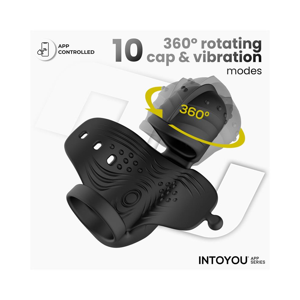 Zonte Masturbador con Rotación y Vibración con App