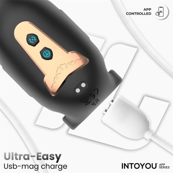 Zonte Masturbador con Rotación y Vibración con App