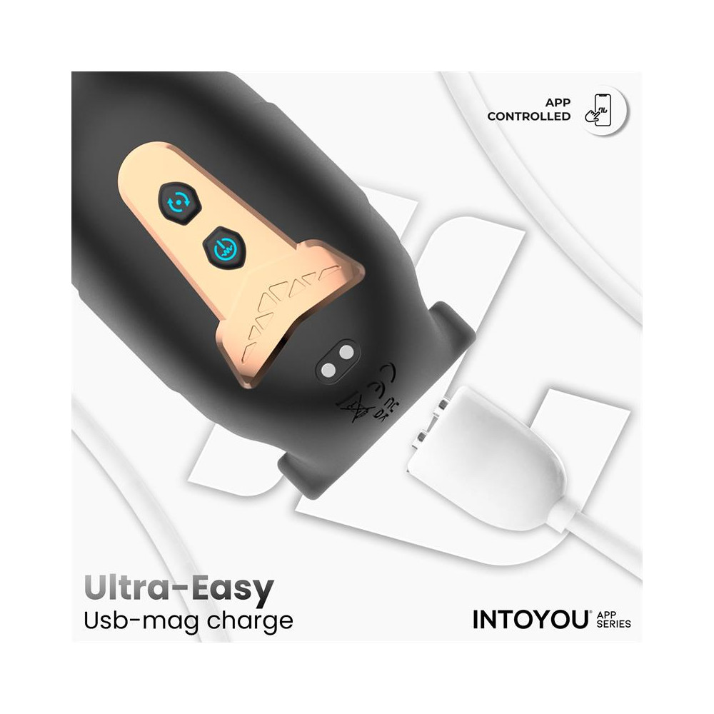 Zonte Masturbador con Rotación y Vibración con App