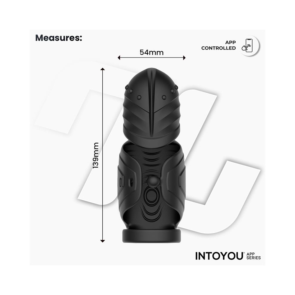 Zonte Masturbador con Rotación y Vibración con App