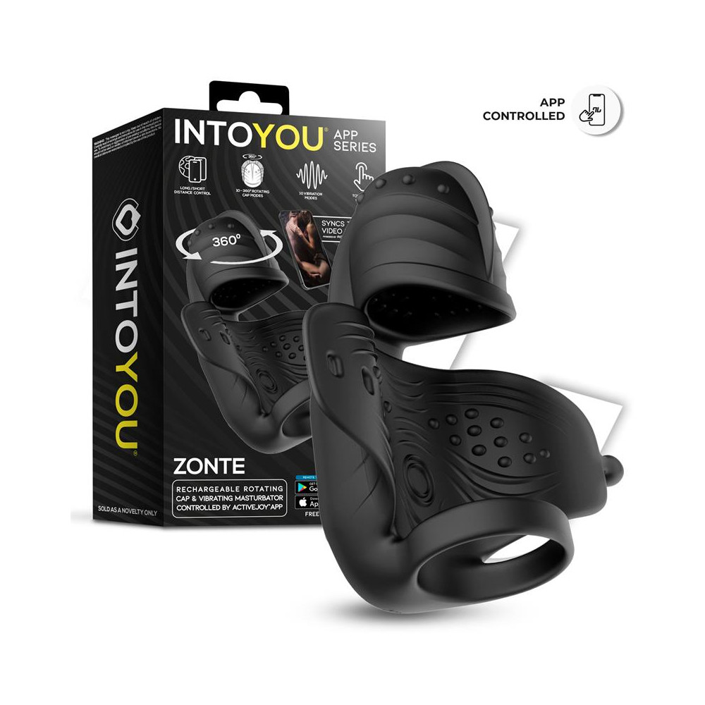 Zonte Masturbador con Rotación y Vibración con App