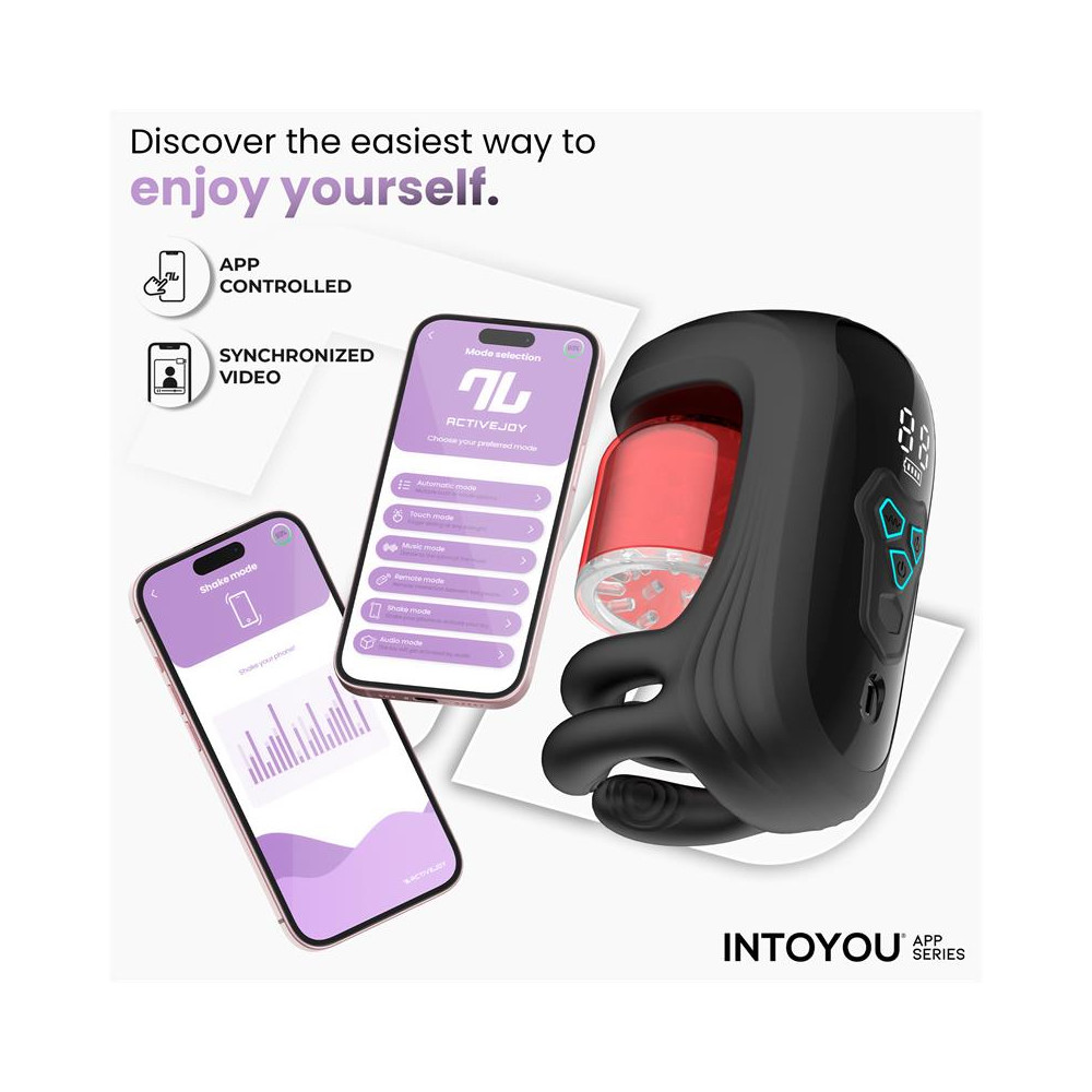 Torky Masturbador con Rotación Compresión con App