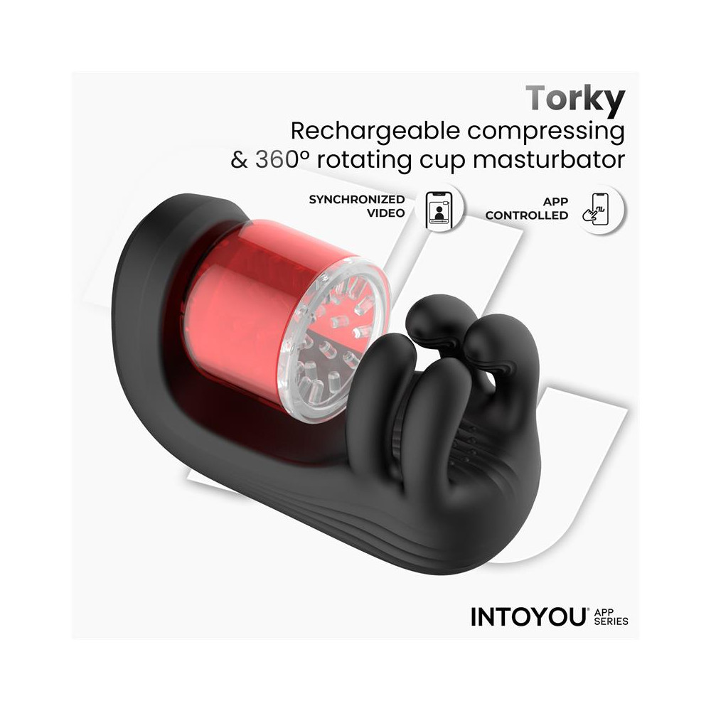 Torky Masturbador con Rotación Compresión con App