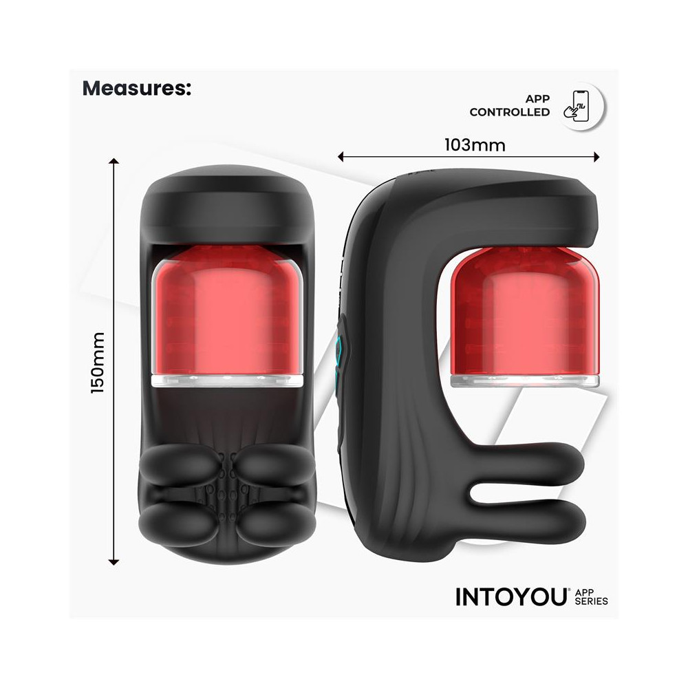 Torky Masturbador con Rotación Compresión con App