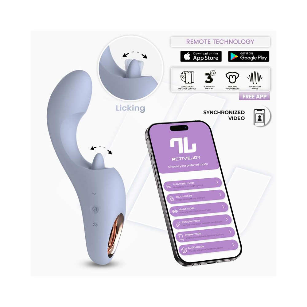 Licky Vibrador con Lengua Licking con App