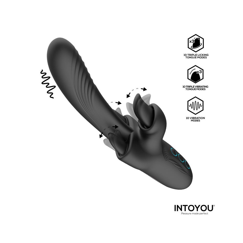 Triton Vibrador Triple Lengua