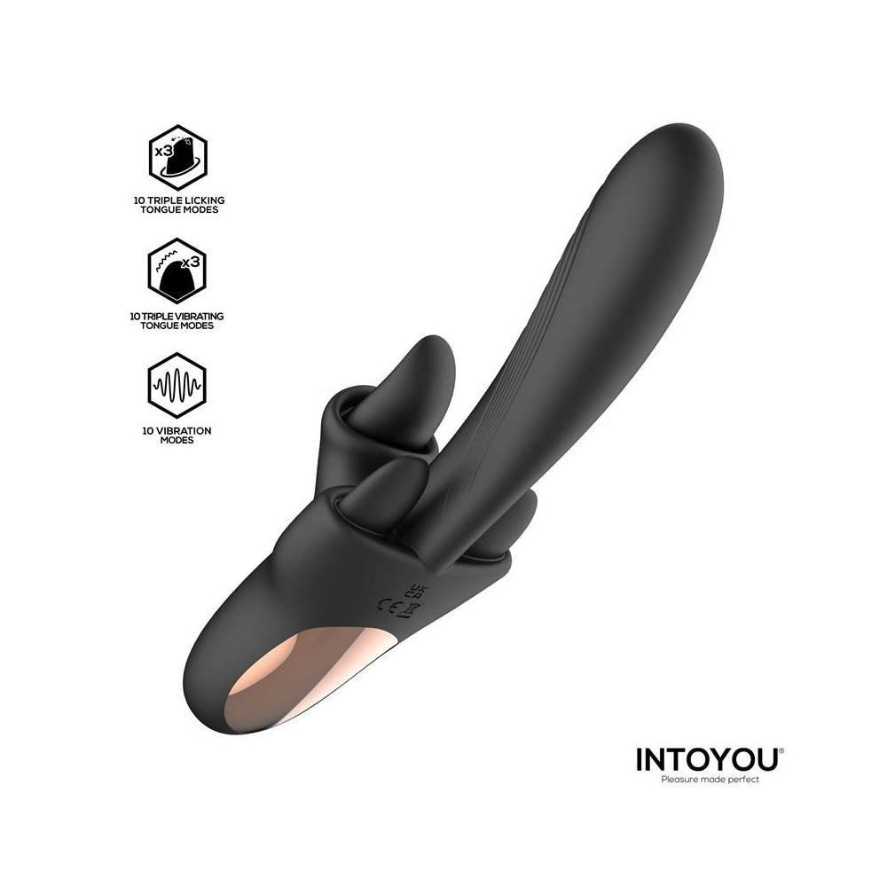 Triton Vibrador Triple Lengua
