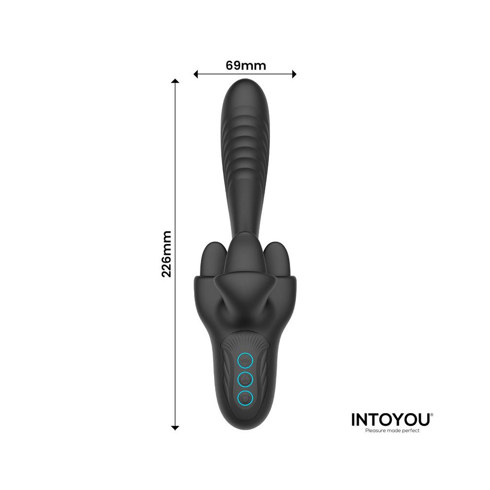 Triton Vibrador Triple Lengua