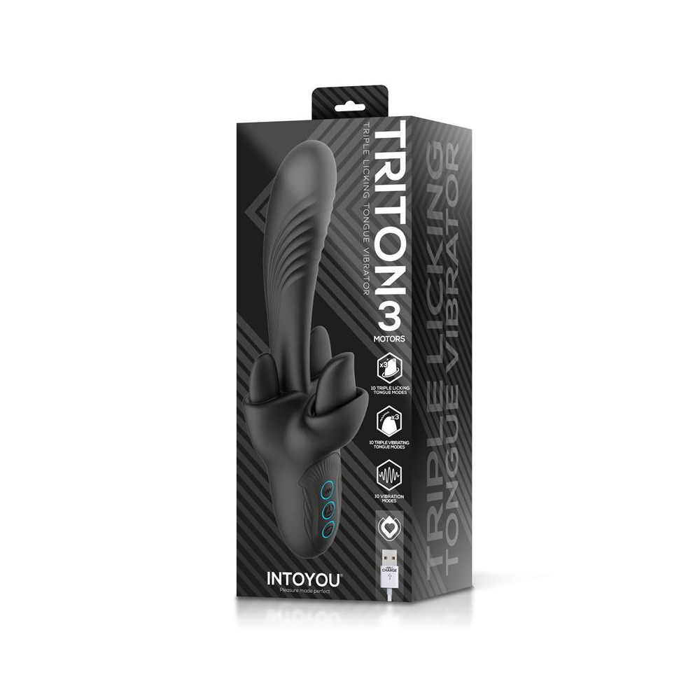 Triton Vibrador Triple Lengua