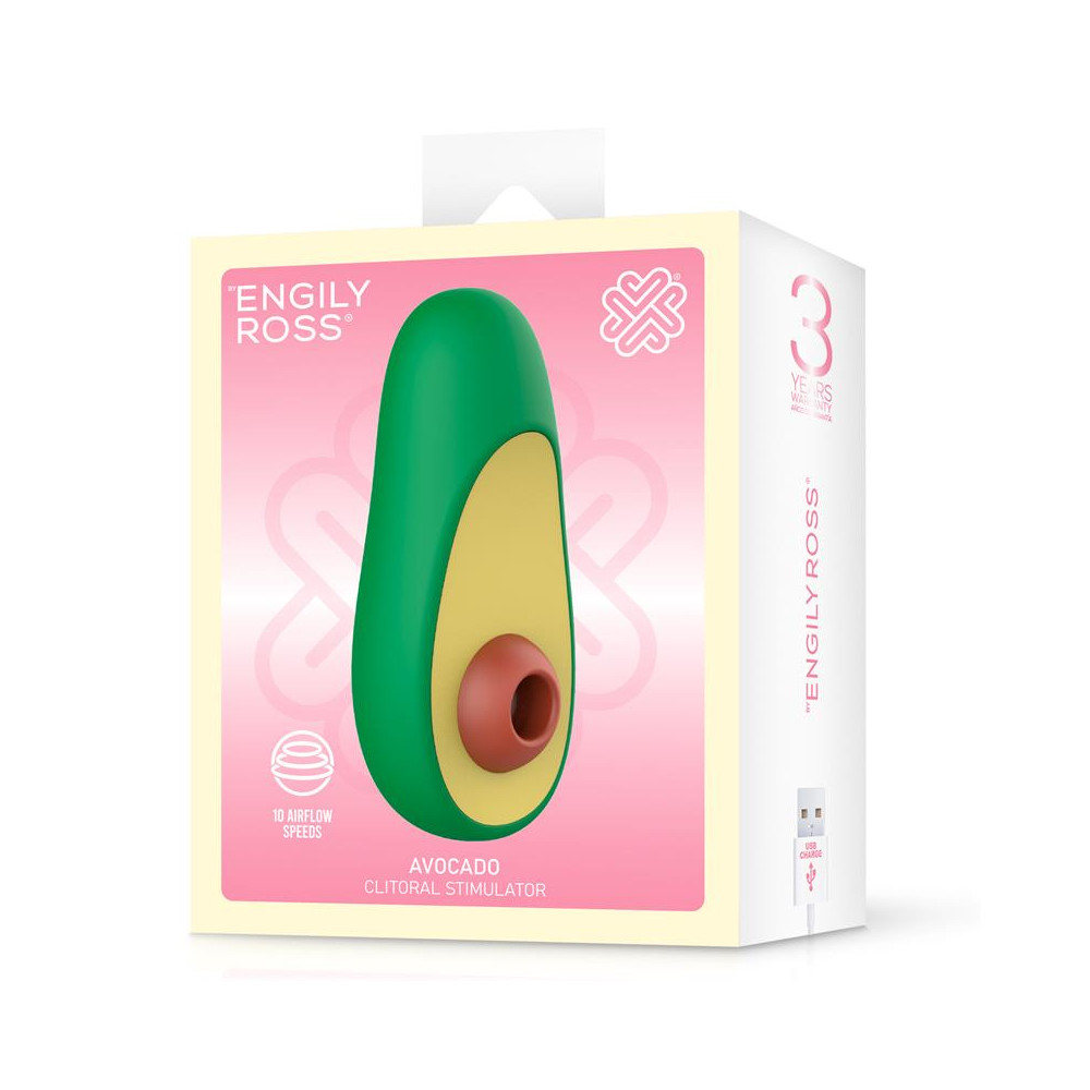 Avocado Estimulador de Clítoris con Succión