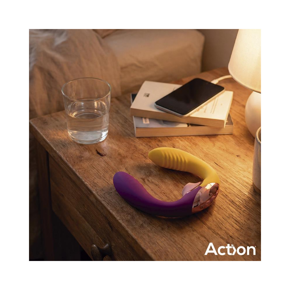 Two Lovers 3 in 1 Vibrador con Finger y Succión