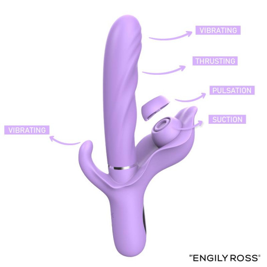 Apollo Vibrador con Thrusting, Tapping y Succión