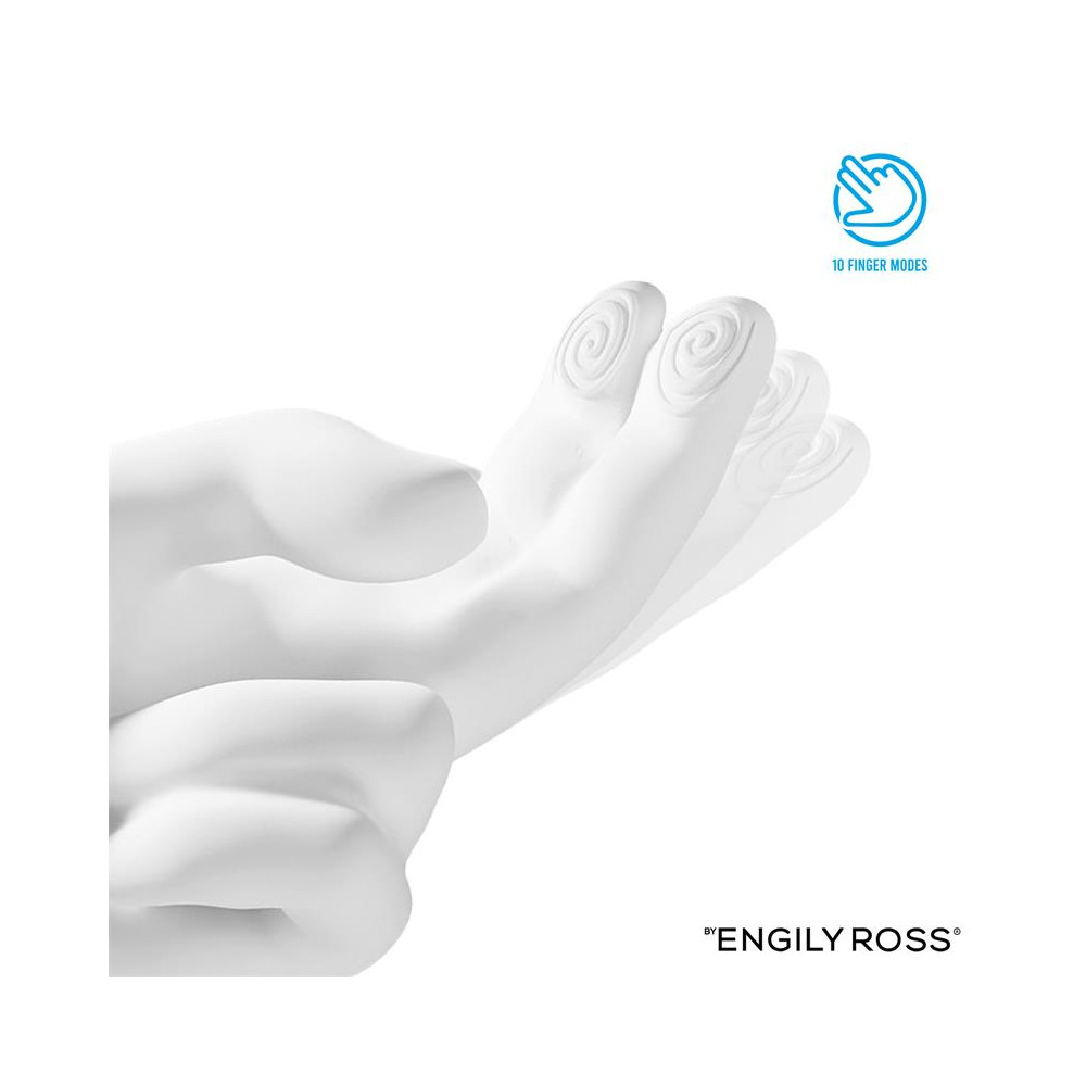 Flirty Hand Estimulador Finger con Efecto Calor