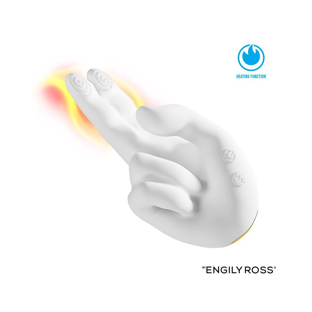 Flirty Hand Estimulador Finger con Efecto Calor