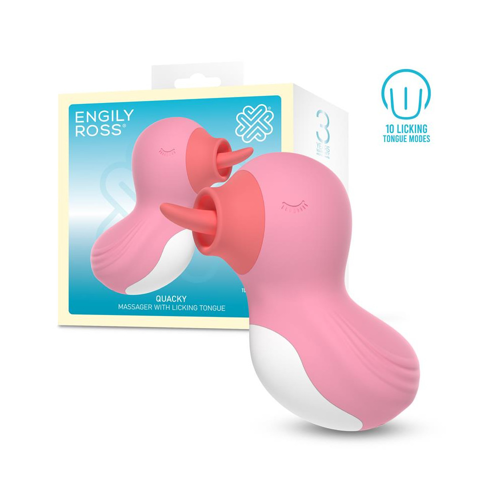 Quacky Masajeador con Lengua Licking
