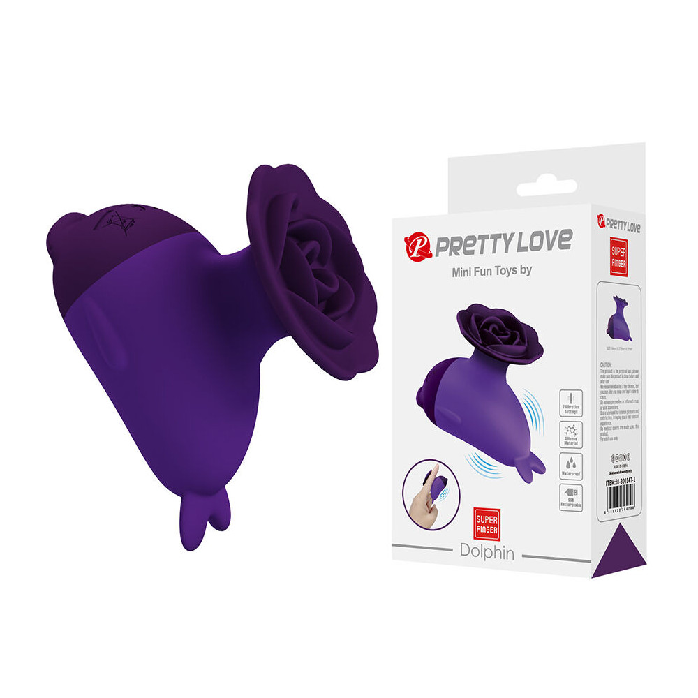 DOLPHIN MINI VIBRADOR CON SUJECIÓN