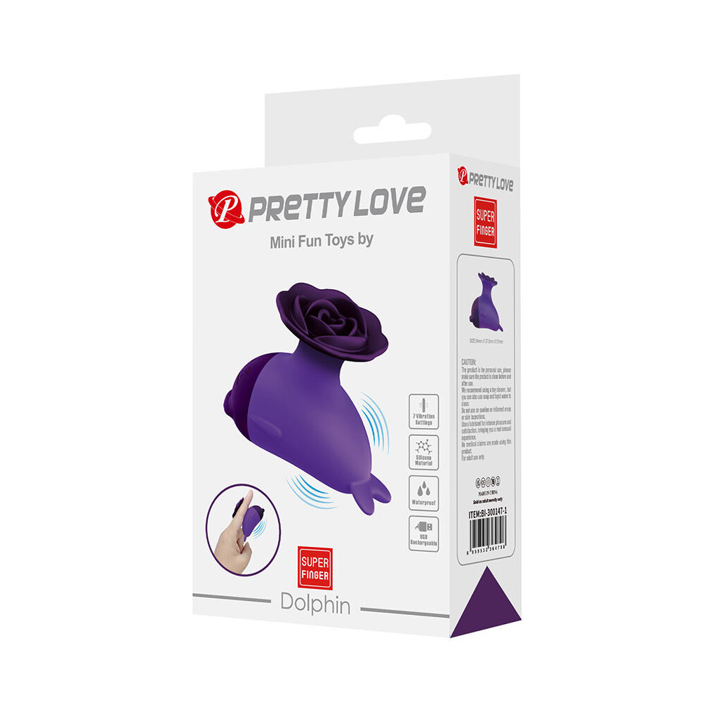 DOLPHIN MINI VIBRADOR CON SUJECIÓN