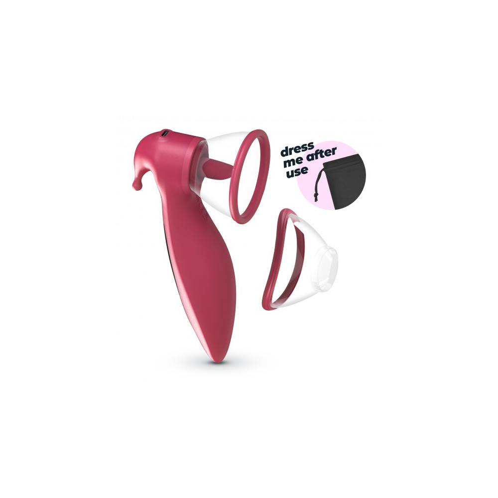 SACI ESTIMULADOR DE CLÍTORIS Y PEZONES CON SUCCIÓN