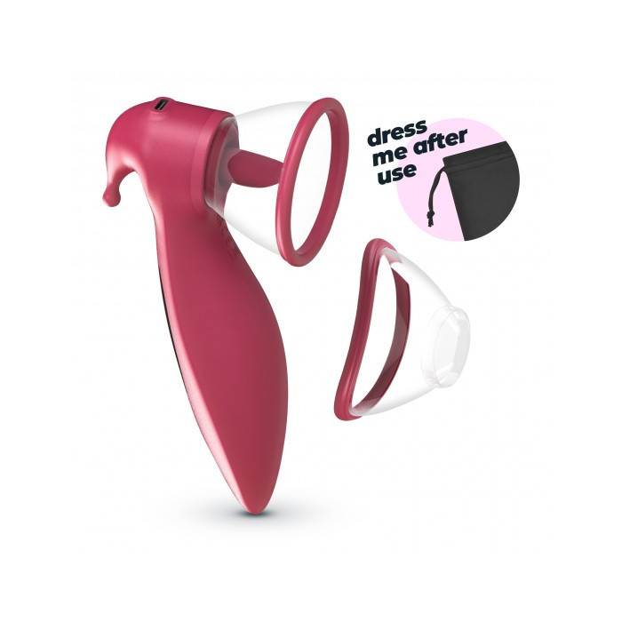 SACI ESTIMULADOR DE CLÍTORIS Y PEZONES CON SUCCIÓN