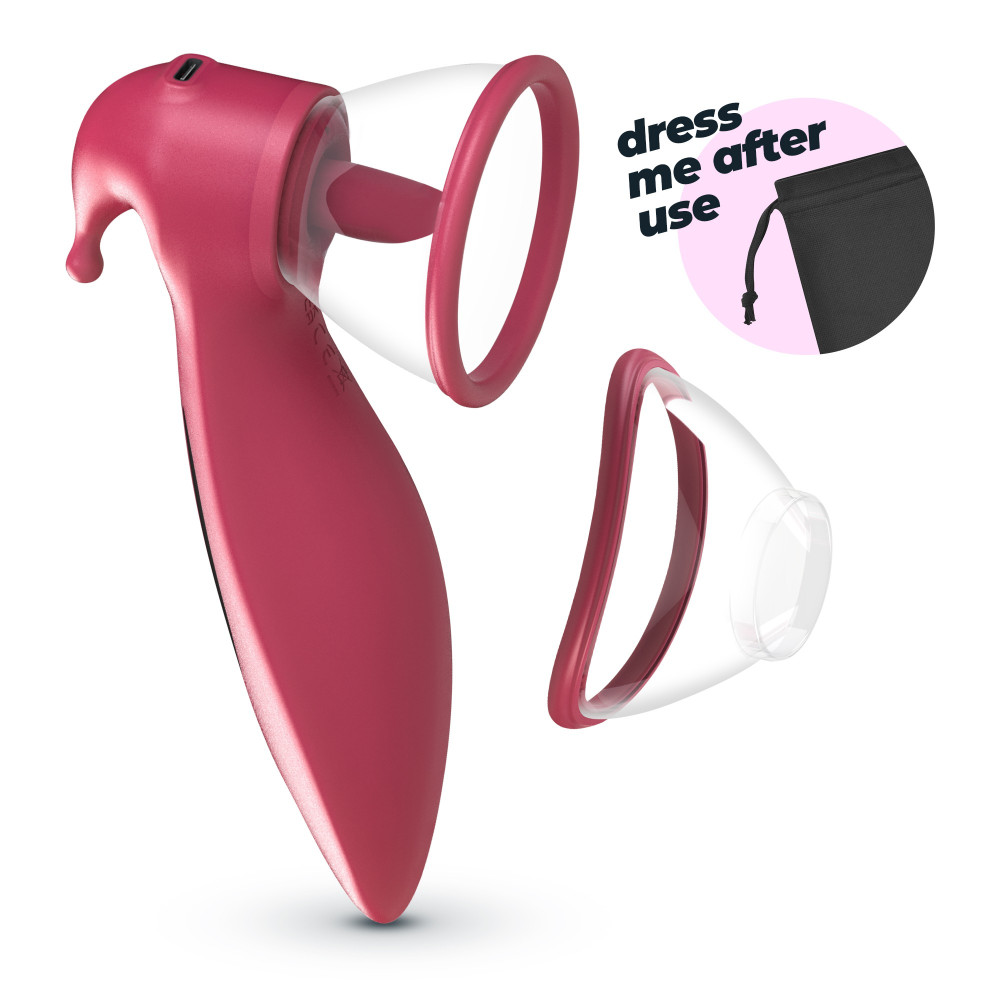 SACI ESTIMULADOR DE CLÍTORIS Y PEZONES CON SUCCIÓN