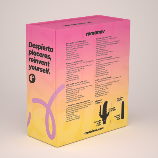 ROMANOV VIBRADOR CLÁSICO CON FUNDA DE SILICONA EXTRAÍBLE