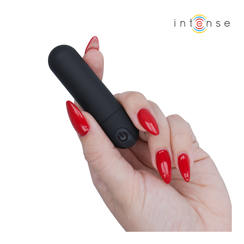 KAREN MINI BALA VIBRADORA 10 MODOS RECARGABLE NEGRO