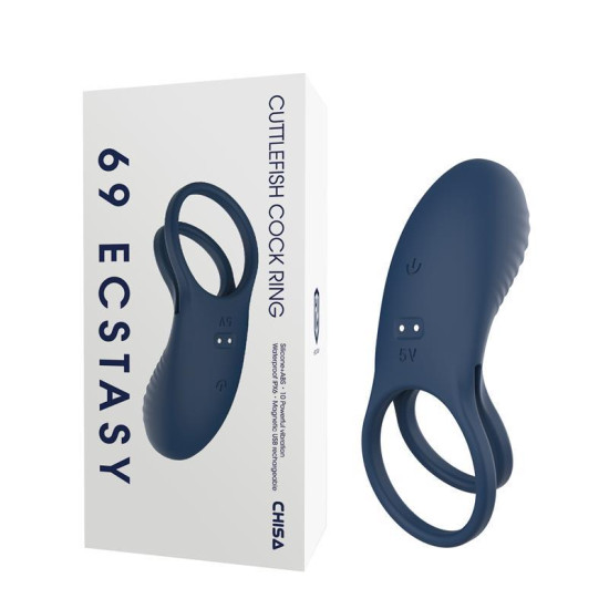 Cuttlefish Anillo para el Pene con Vibración